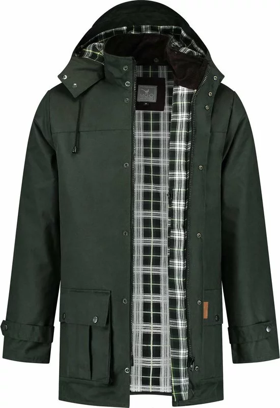 Promo π₯ MGO Leisure Wear MGO Leisure William Wax Parka Outdoorjas Heren - Maat M π 7 Promo π₯ MGO Leisure Wear MGO Leisure William Wax Parka Outdoorjas Heren - Maat M π - Afbeelding 7