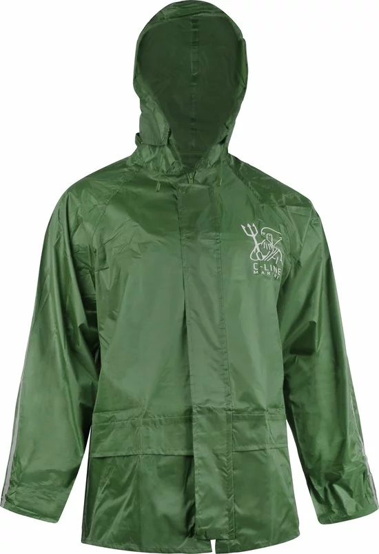 Coupon π C-Line Regenpak Met Capuchon - Groen - Reflecterend - Nieuw Model - Kinder Maat 146/152 π 12 Coupon π C-Line Regenpak Met Capuchon - Groen - Reflecterend - Nieuw Model - Kinder Maat 146/152 π - Afbeelding 12