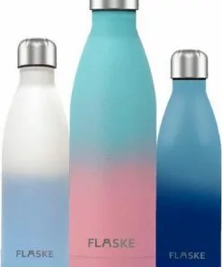 Uitgang βοΈ FLASKE Gradient Spring - RVS Drinkfles Van 750ML - Geschikt Als Waterfles, Thermosfles En Thermoskan βοΈ