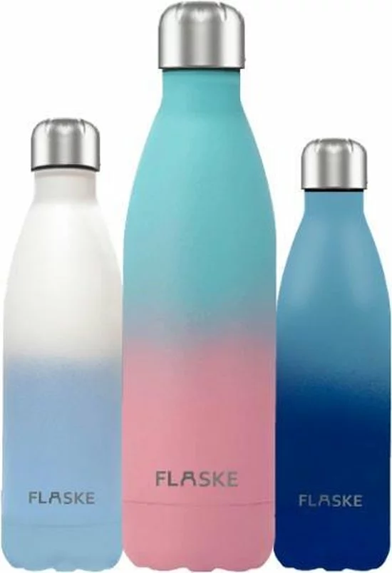 Uitgang ✔️ FLASKE Gradient Spring - RVS Drinkfles Van 750ML - Geschikt Als Waterfles, Thermosfles En Thermoskan ✔️ 1 Uitgang ✔️ FLASKE Gradient Spring - RVS Drinkfles Van 750ML - Geschikt Als Waterfles, Thermosfles En Thermoskan ✔️