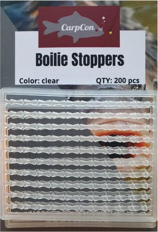 Nieuw ✨ CarpCon Boilie Stoppers - Clear - 200 Stuks (2 Rekjes) - Hair Stoppertjes - Boiliestoppers ⌛ 2 Nieuw ✨ CarpCon Boilie Stoppers - Clear - 200 Stuks (2 Rekjes) - Hair Stoppertjes - Boiliestoppers ⌛ - Afbeelding 2