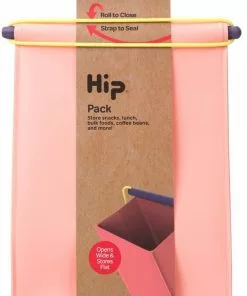 Beste deal ❤️ HIP Pack Groot - Herbruikbare Lunchzak - Siliconen/Polypropyleen - Roze 😀