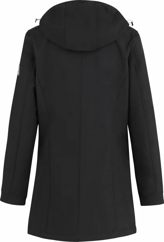 Beste Pirce π BJØRNSON YLVA Softshell Jas 4 Seizoenen Dames - Winddicht - Fleece Gevoerd - Capuchon - Tussenjas - Damesjas - Maat 38 - Zwart π 2 Beste Pirce π BJØRNSON YLVA Softshell Jas 4 Seizoenen Dames - Winddicht - Fleece Gevoerd - Capuchon - Tussenjas - Damesjas - Maat 38 - Zwart π - Afbeelding 2