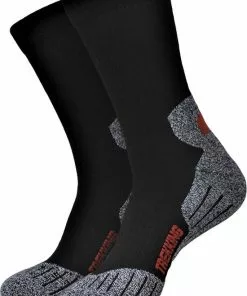 Goedkoopste ⌛ Qualithy Wandelsokken - Maat 35-38 - Zwart - Thermo Sokken - Naadloos - Coolmax - Links/rechts 🥰