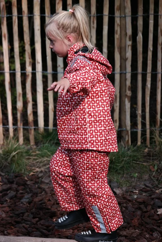 Beste deal π Ducksday - Regenbroek Voor Kinderen - Unisex - Funky Red - 92/98 π 3 Beste deal π Ducksday - Regenbroek Voor Kinderen - Unisex - Funky Red - 92/98 π - Afbeelding 3