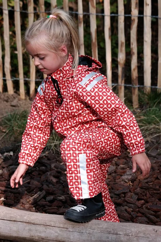 Beste deal π Ducksday - Regenbroek Voor Kinderen - Unisex - Funky Red - 92/98 π 5 Beste deal π Ducksday - Regenbroek Voor Kinderen - Unisex - Funky Red - 92/98 π - Afbeelding 5