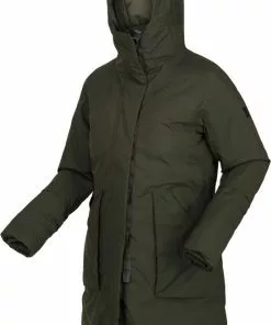 Nieuw 🤩 Regatta, 👩 Womens Yewbank II Waterdichte Dames Winterjas, Khakigroen, Maat 38 🌟 -Kamperen-outdoor Verkoopwinkel 550x833 1