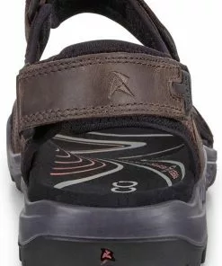 Kopen 👏 Ecco 🩴 Sandalen - Maat 44 - Mannen - Donker Bruin - Zwart ✨ -Kamperen-outdoor Verkoopwinkel 550x833 3